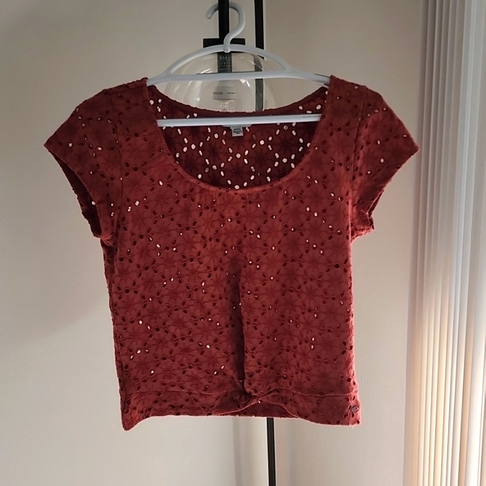 American Eagle twist-front shirt